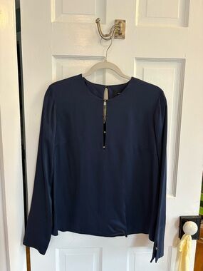 Derek Lam Navy Blouse